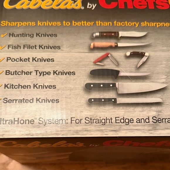 Cabela's Chef's Choice NEW Gray Knife Sharpener - Picture 4 of 10